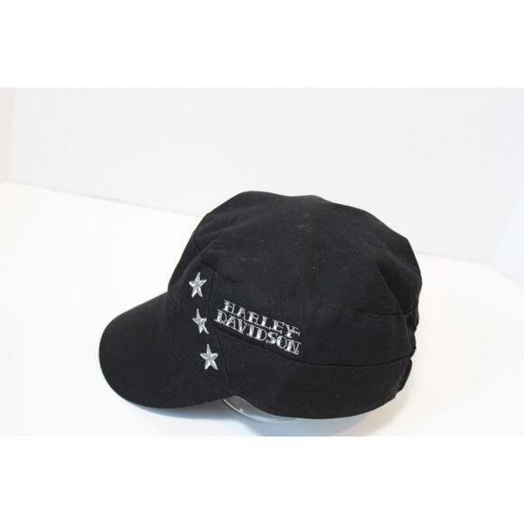 Harley-Davidson Accessories - Harley-Davidson Cap Hat Black Cadet Style Stars Women's One Size H12189
